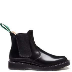 Solovair Dealer Boot in Black Hi-Shine Agile Frame Cushioned Base Tear-resistant