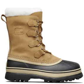 Sorel Women's Caribou Boot in Buff Thermal-Lined Soft Material