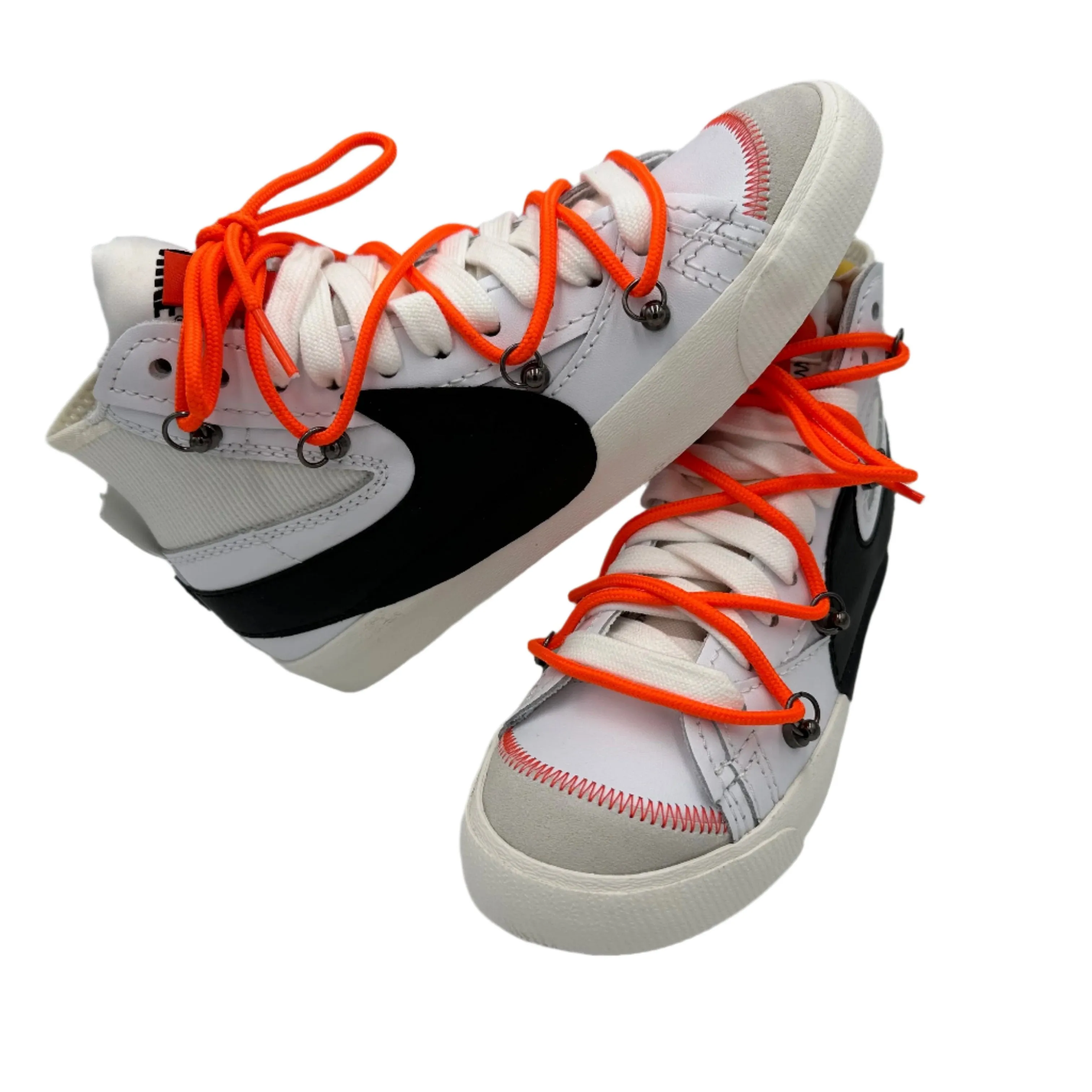 Nike Blazer Mid '77 Jumbo White ??Over Laces Orange" Earth Base
