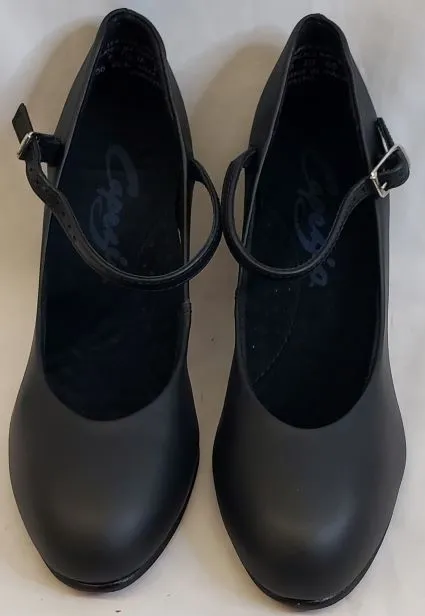 3" Roxanne -- Women's Instep Strap Character Shoe -- Black Beauty Walk