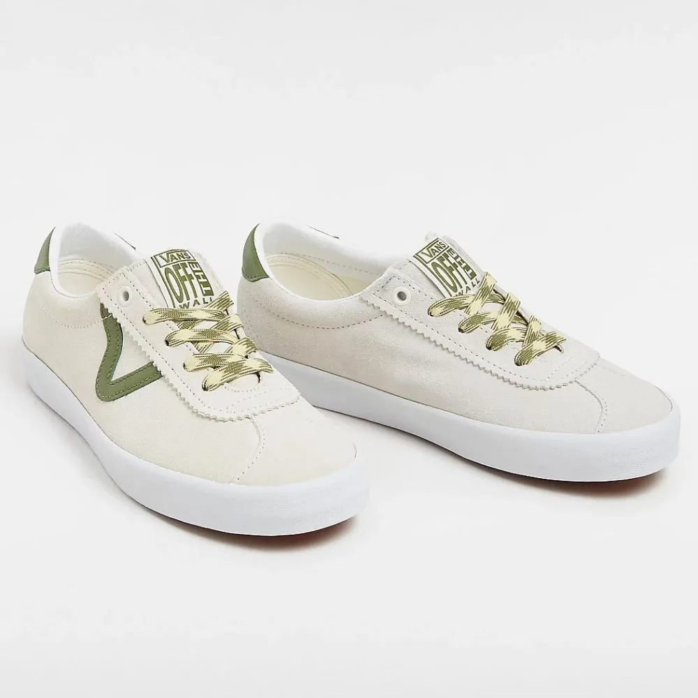 Comfort Shank Elastic Sling Vans Women's Sport Low in Marshmallow
