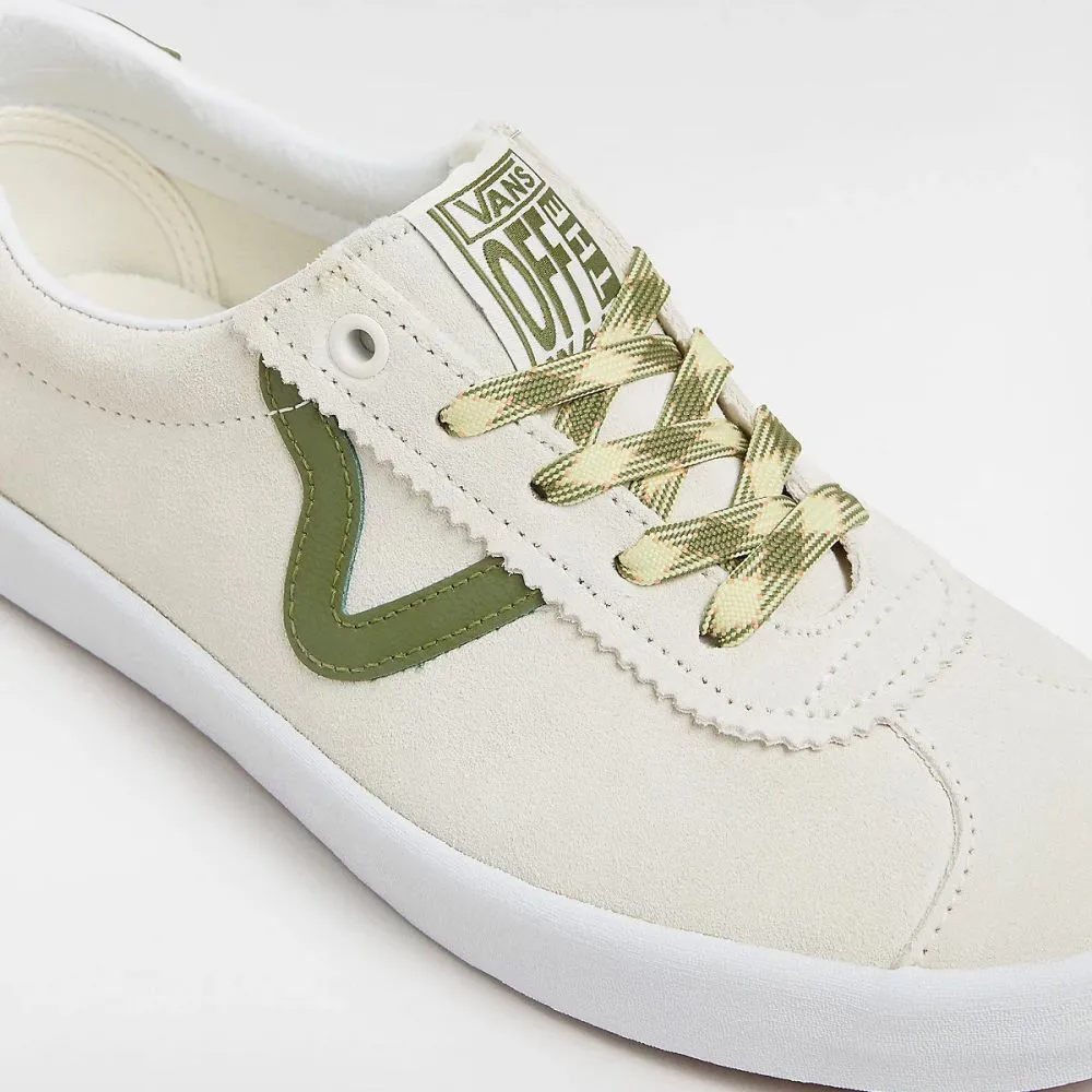 Vans Women's Sport Low in Marshmallow synthetic leather Secure fit