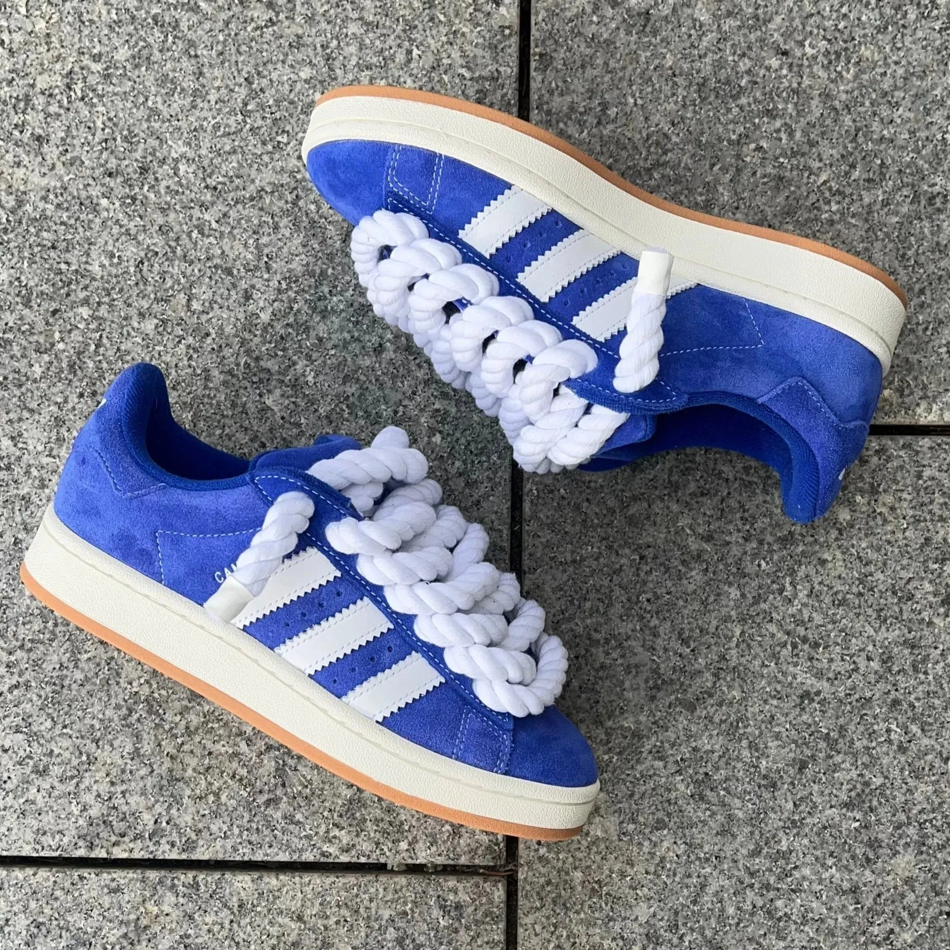 Linen Air Adidas Campus 00s Blue "Rope Laces" White