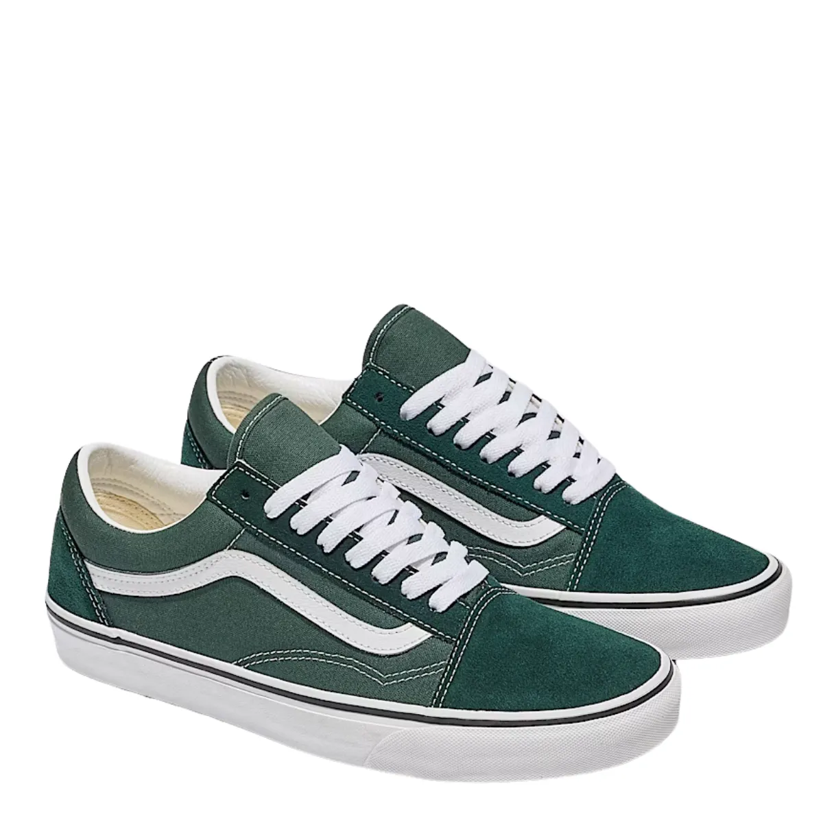Toe box Arch Care Vans Men's Old Skool in Scarab Green