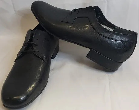 Jose -- Men's Standard Snake Print Tie - Black quick dry Freeze Grip