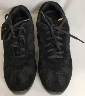 Peak Step Daily Walk Logan -- Sueded Split Sole Dancesneaker -- Black