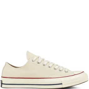 Street Essentials Universal Look Stylish Footwear Converse Chuck 70 Low in Parchment/Egret/White