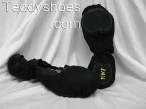 Pro Elastic Canvas -- Split Sole Ballet -- Black Corner Style