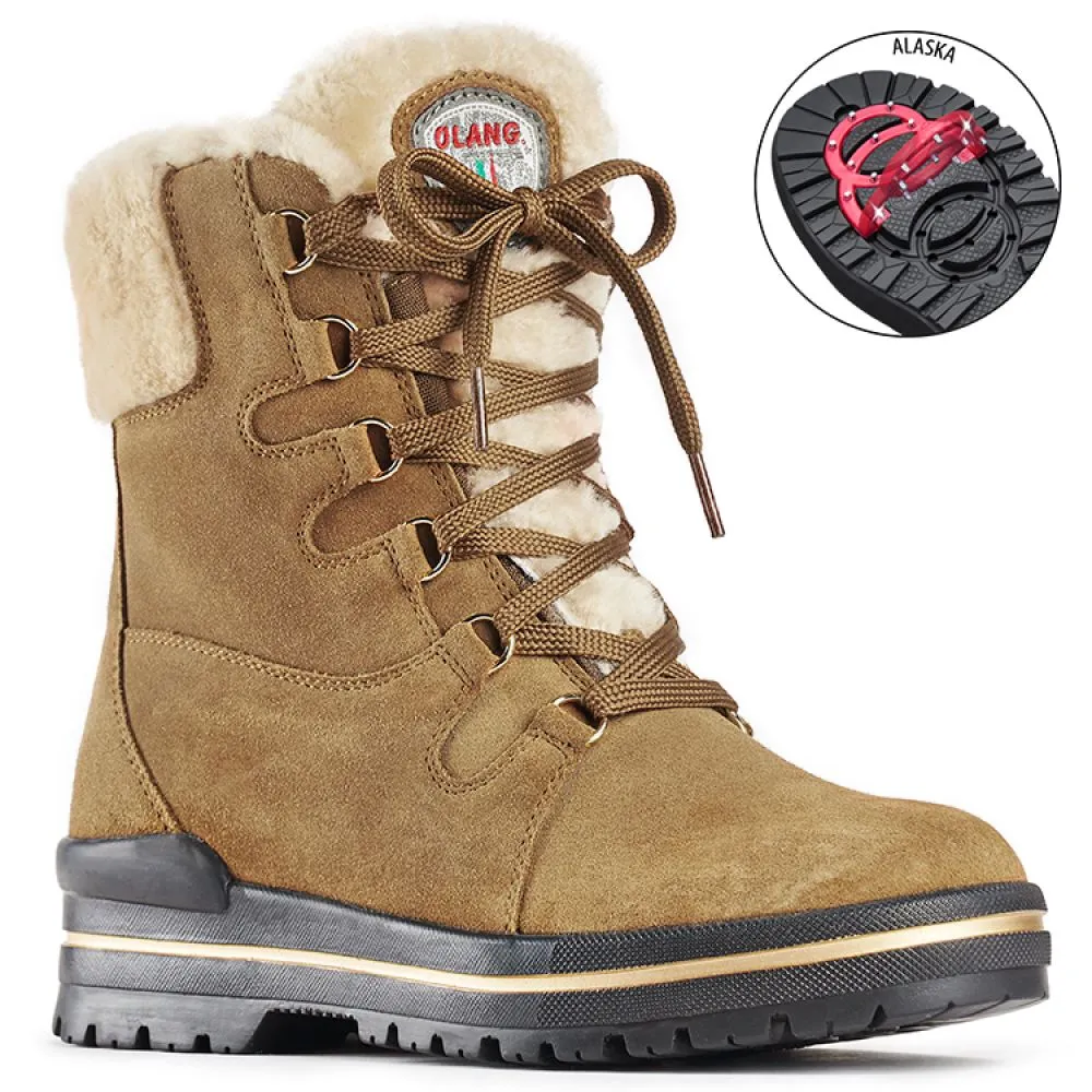 Sun-Guard Olang Women's Meribel Boots in Tan/Brown Sport Life