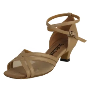 1.3" Harper -- Thick Heel Latin Sandal -- Tan Calm Step