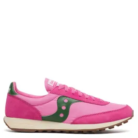 Saucony Women's Trainer 80 in Pink/Forest Training Mode