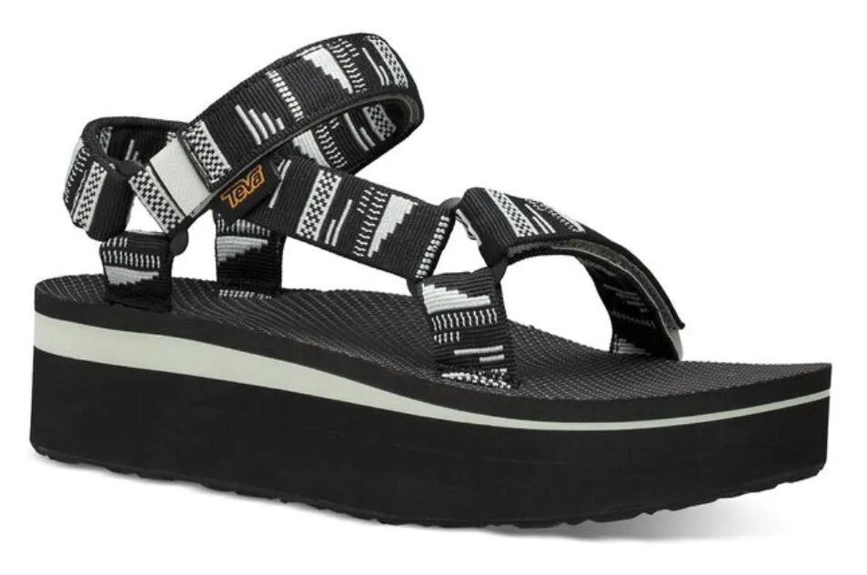 Italian Glam [Teva] Flatform Universal Sandal- Chara Black