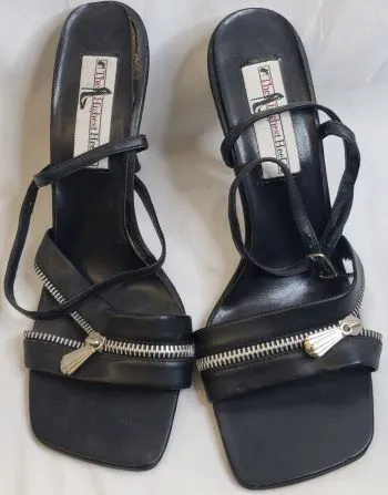 4" Briella -- Women's High Heel Sandal -- Black Good Weather