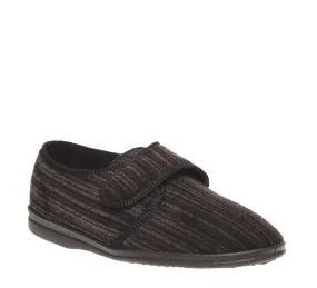 Thurston Velcro Slipper By Grosby TractionOutsole
