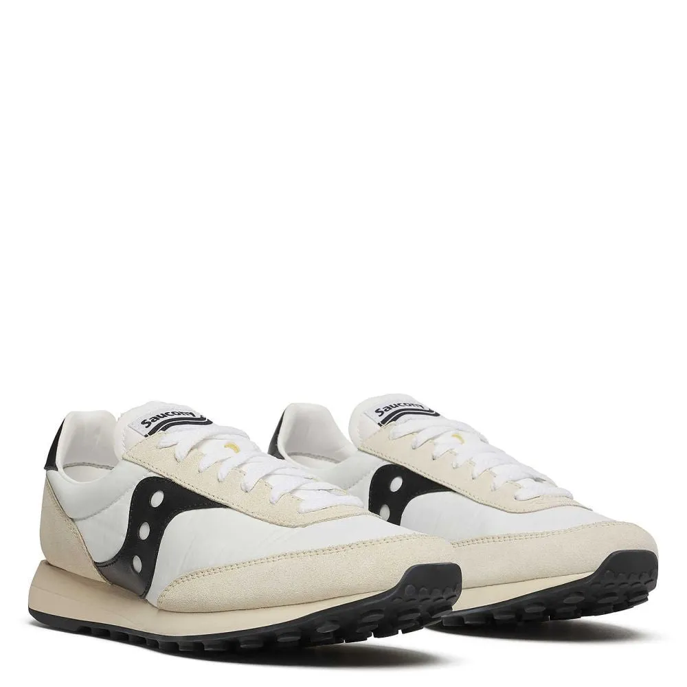 Adjustable Fit Saucony Trainer 80 in White/Black