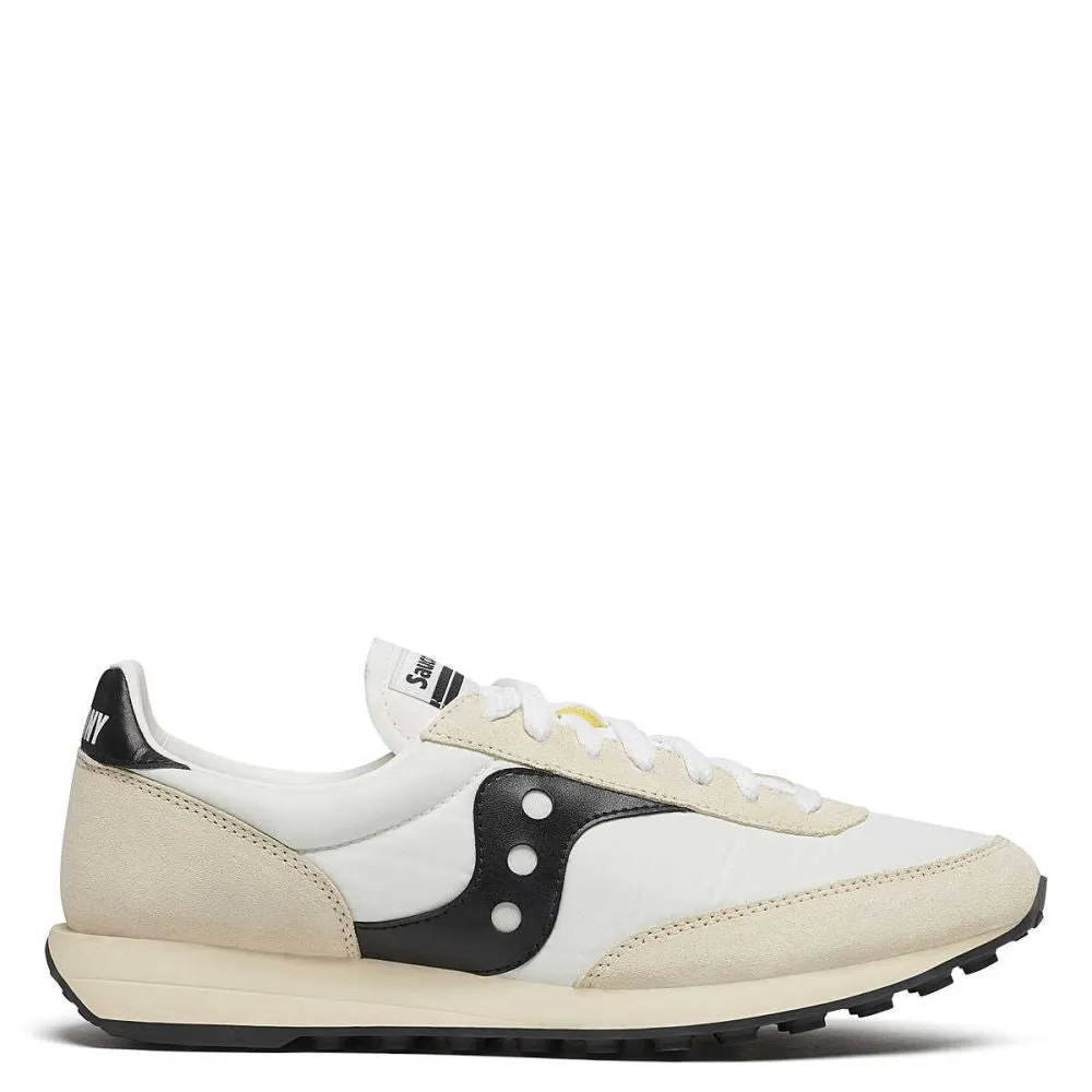 Saucony Trainer 80 in White/Black Pastel tone