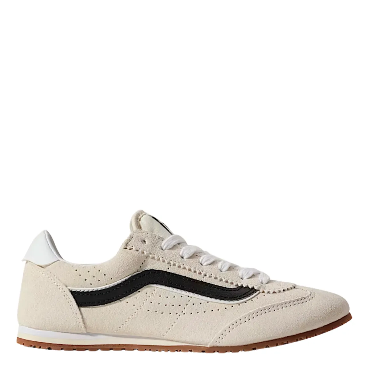 Vans Women's Super Lowpro in Marshmallow White Toe Protection