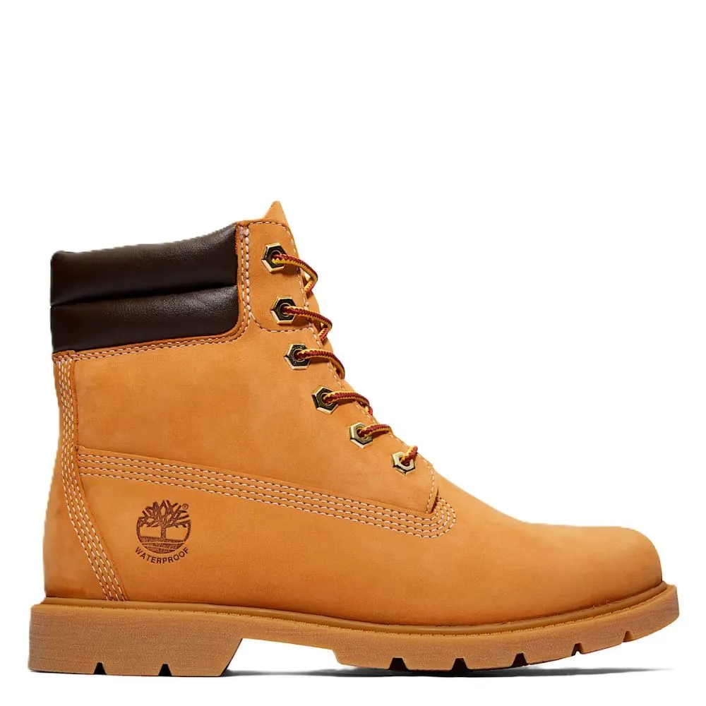 Strong Stitching Timberland Women's Linden Woods 6-Inch Waterproof Boot in Wheat Reliable Footwear