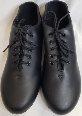 Titan -- Unisex Tap Oxford -- Black Weekend Walk Formal Elegance