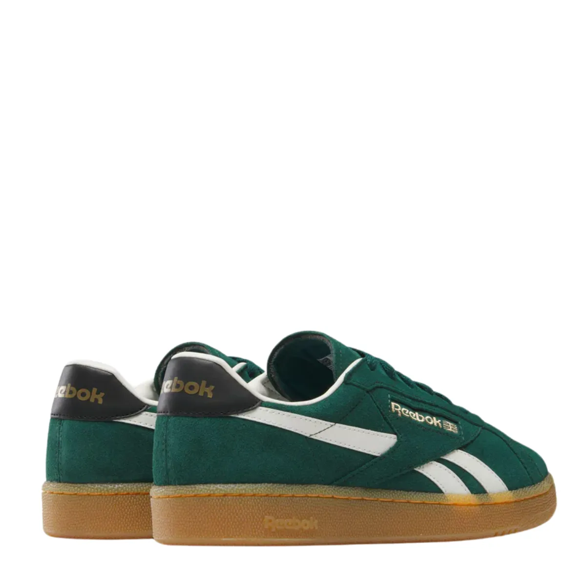 Jungle Path Reebok Men's Club C Grounds UK in Collegiate Green/Black/Gum