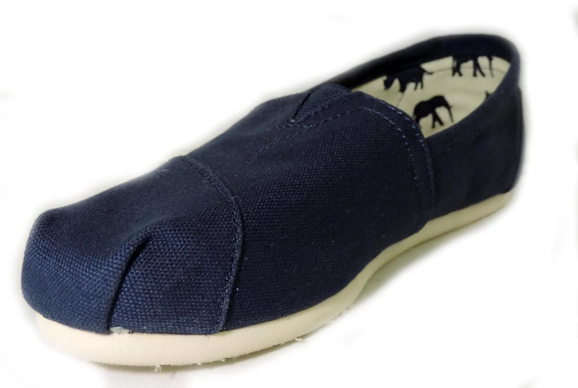 High Top Toms Women's Classic Navy Canvas