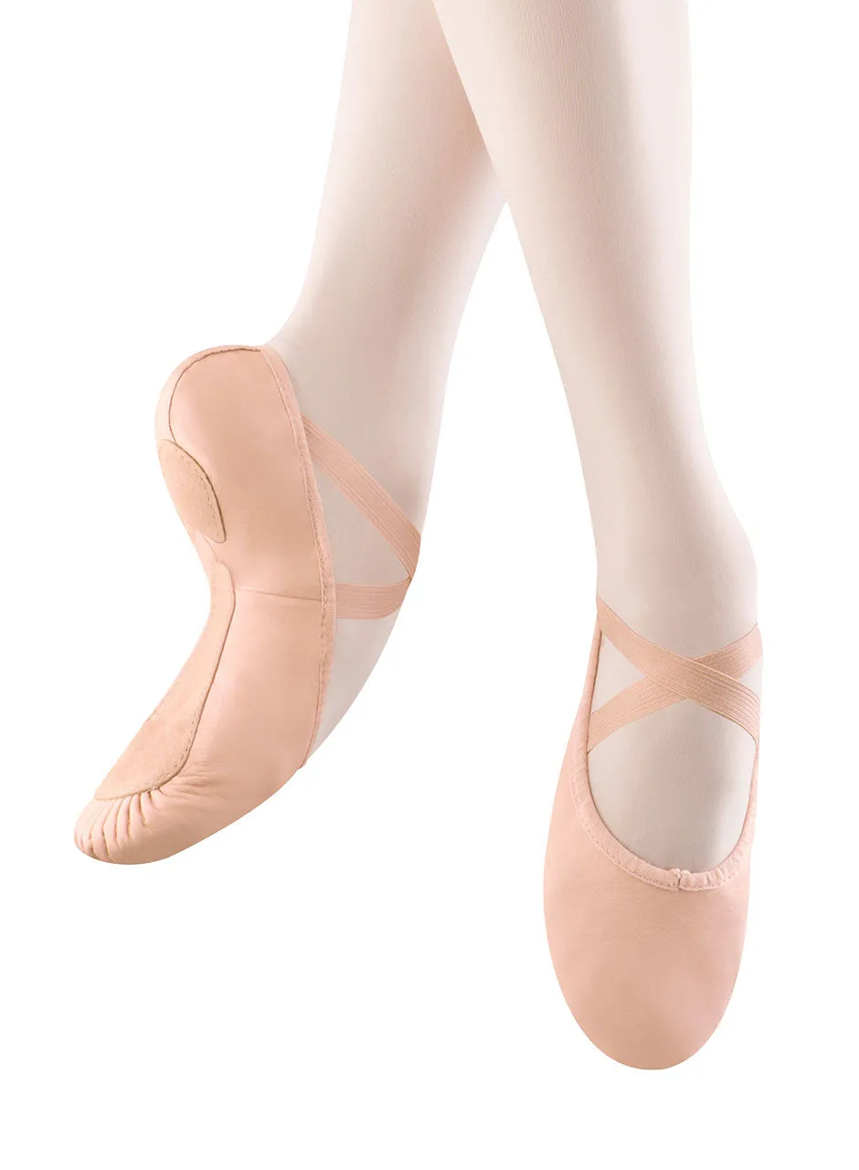 Articulation Leather --3/4 Split Sole Ballet Slipper -- Pink Run Free Neutral Glow