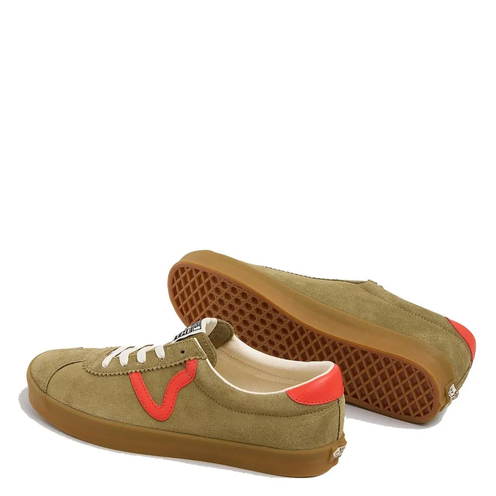 Event Mode Leg Long Vans Men's Sport Low in Olive/Red