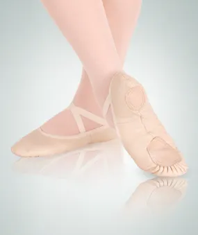 Sterling -- Leather Split Sole Ballet -- Pink Comfort Step