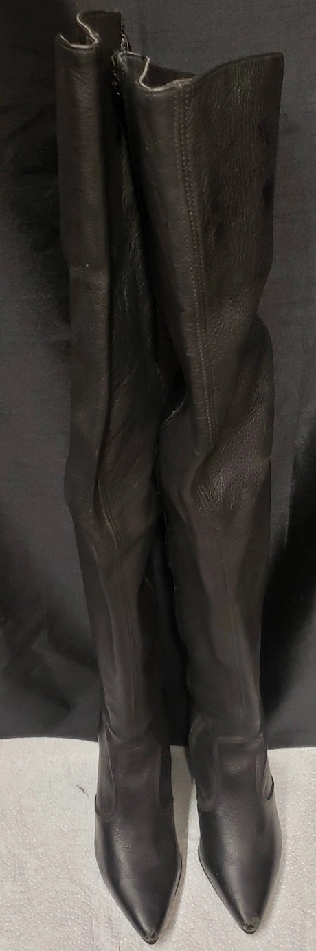 Legacy Cut 5" Brea -- Women's Black Thigh High Dress Boots -- Black