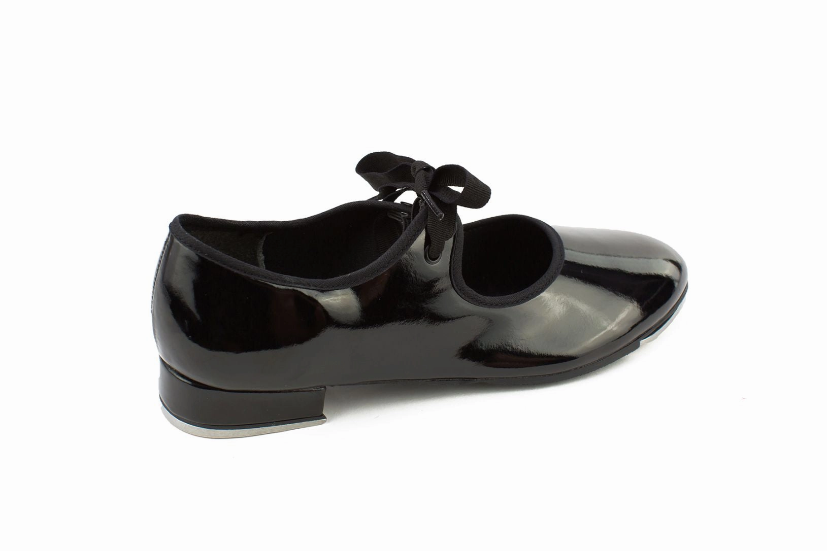 Valiant -- Women's Economy Tap Oxford -- Black Patent Comfortable Walk