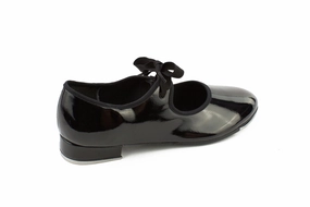 Valiant -- Women's Economy Tap Oxford -- Black Patent Comfort Look