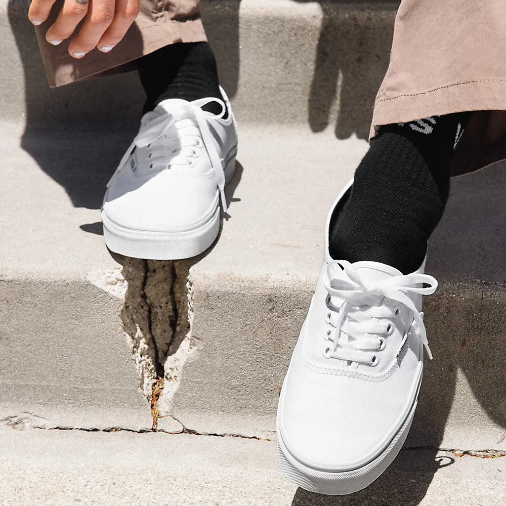 Vans Authentic in True White Wide Path