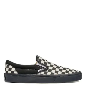 Vans Checkerboard Classic Slip-On in Black/White Low Arch