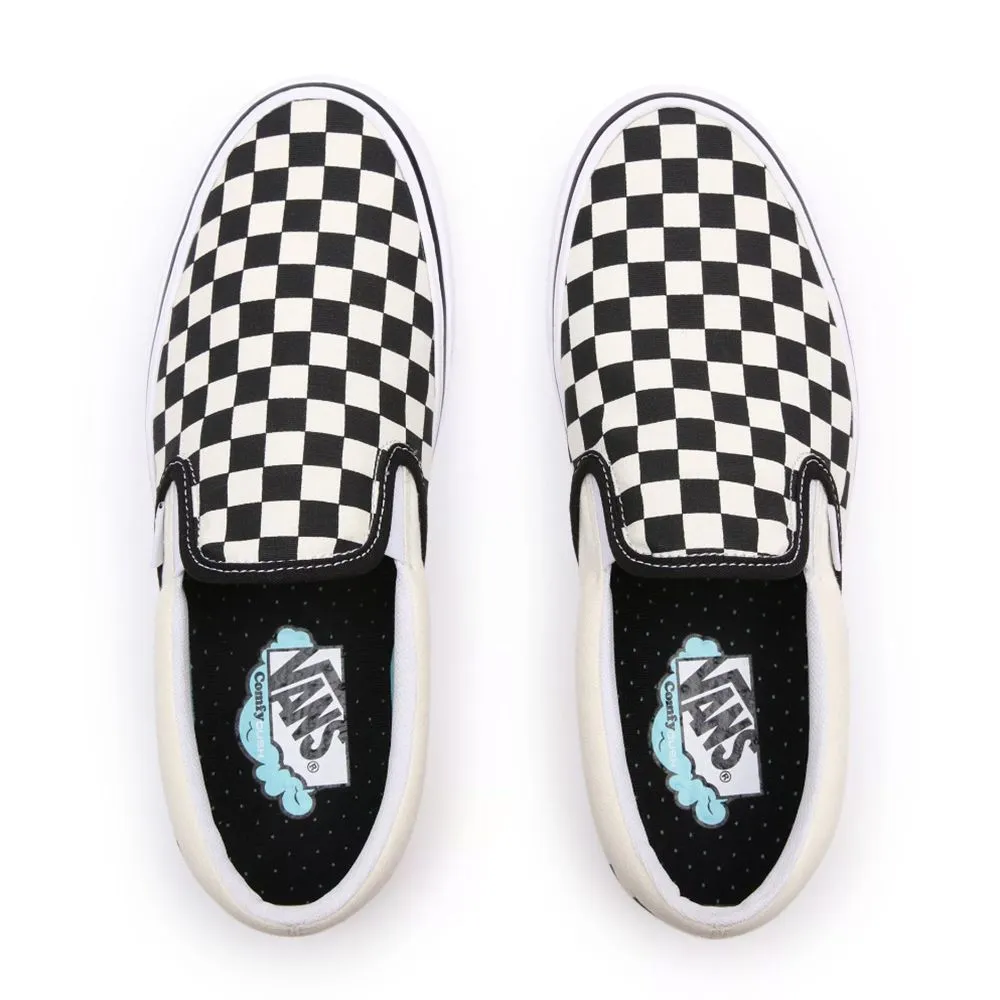 Vans ComfyCush Slip-On in Checkerboard/White Family Fit