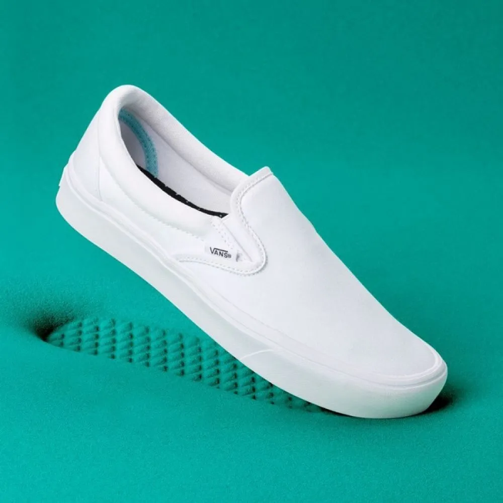 Vans ComfyCush Slip-On in White Denim Cool Sail Vibe