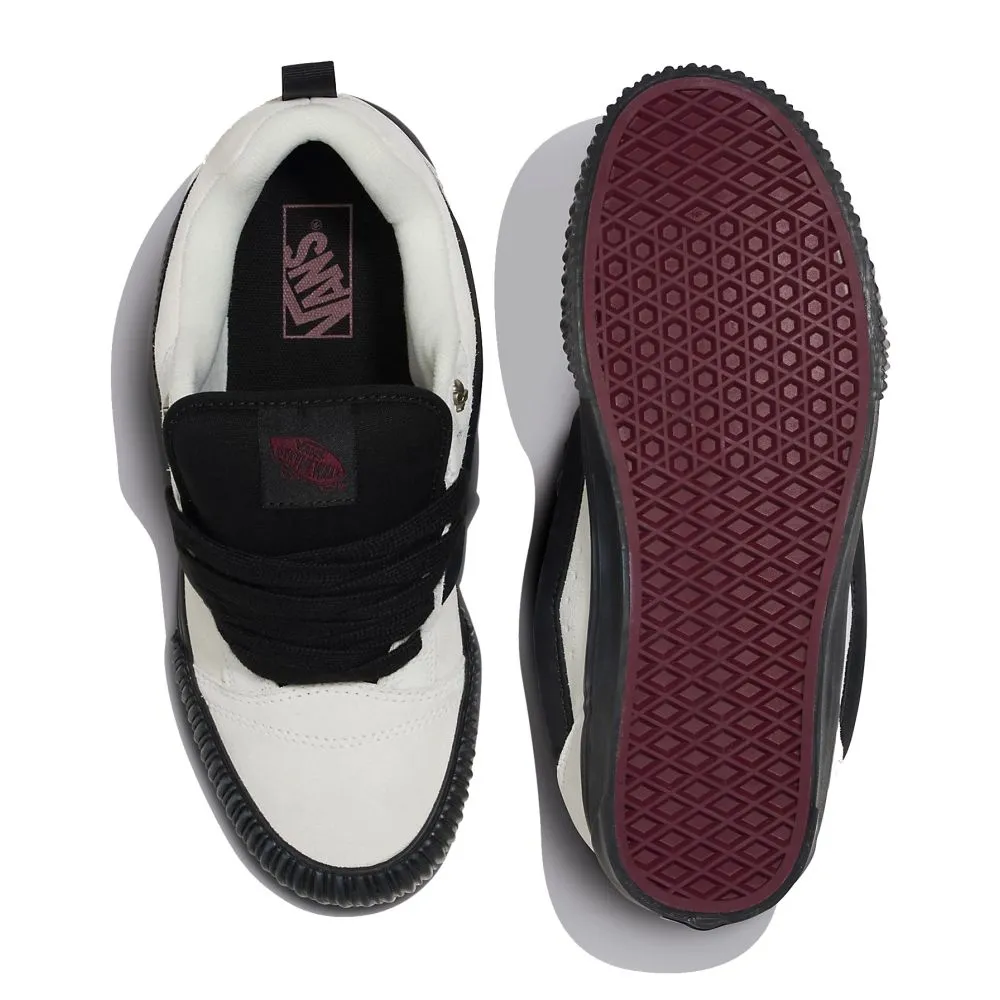 Vans Knu Skool Halloween In the Shadows in White/Black Flexible Sole Celebrity Vibe