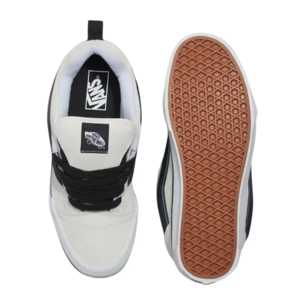 Pilates Cool Vans Knu Skool in Cream/Black