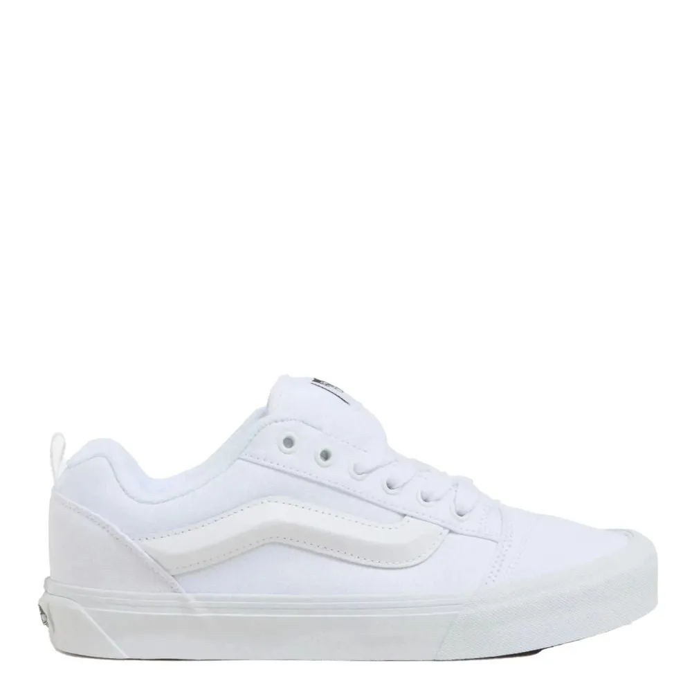 Rubber Outsole Cushioned heel Vans Knu Skool in True White
