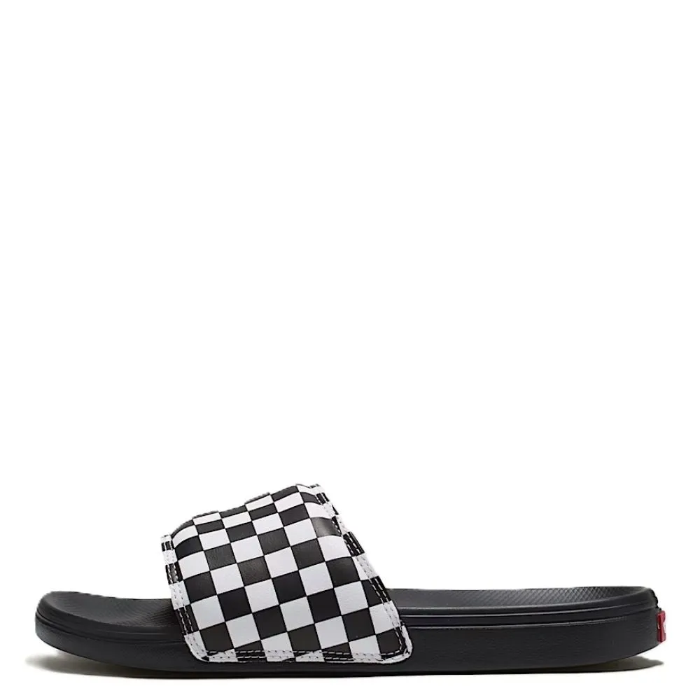 Cross Road Vans La Costa Checkerboard Slide-On in Black/True White