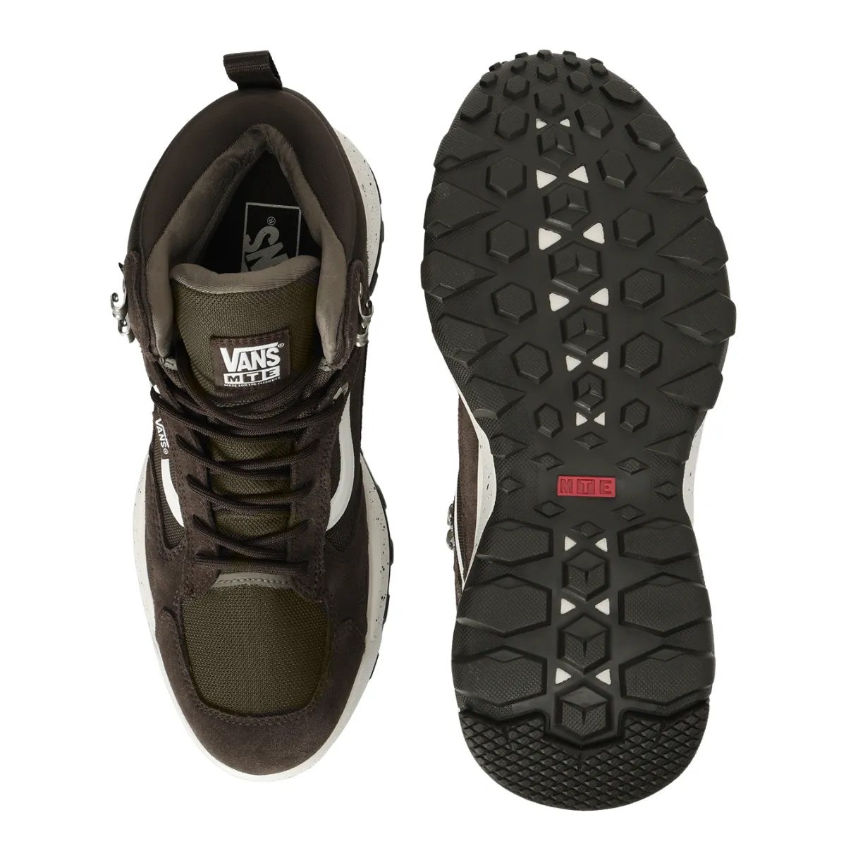 Quiet Step Hero Edge Vans Men's MTE Crestline Waterproof in Brown/Khaki