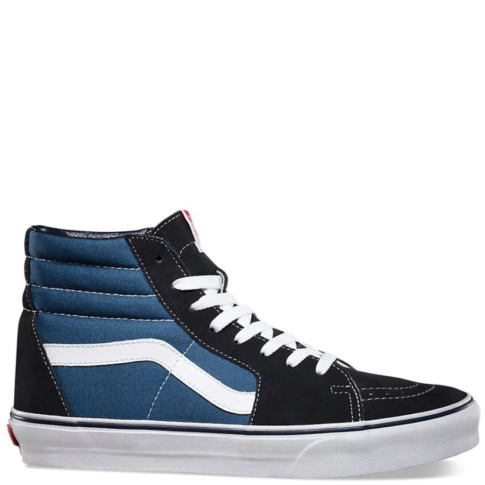 Star Shine Vans SK8-Hi in Navy/White