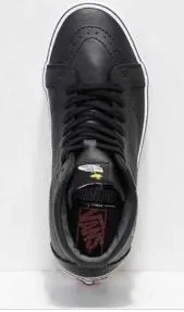 Vans Unisex Snoopy Emboss Black Shoes Fantasy Path