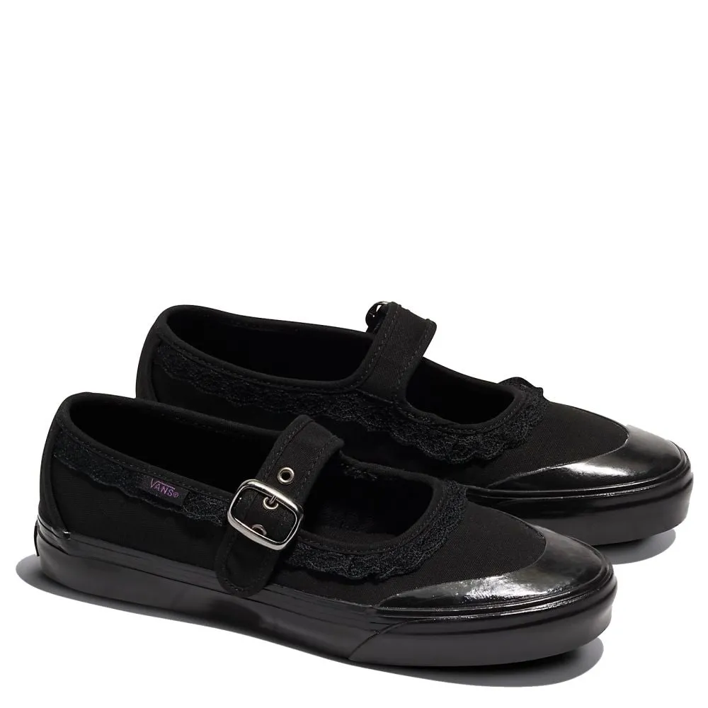 Vans Women's Mary Jane Halloween In The Shadows in Black Canvas Cool Club Edge
