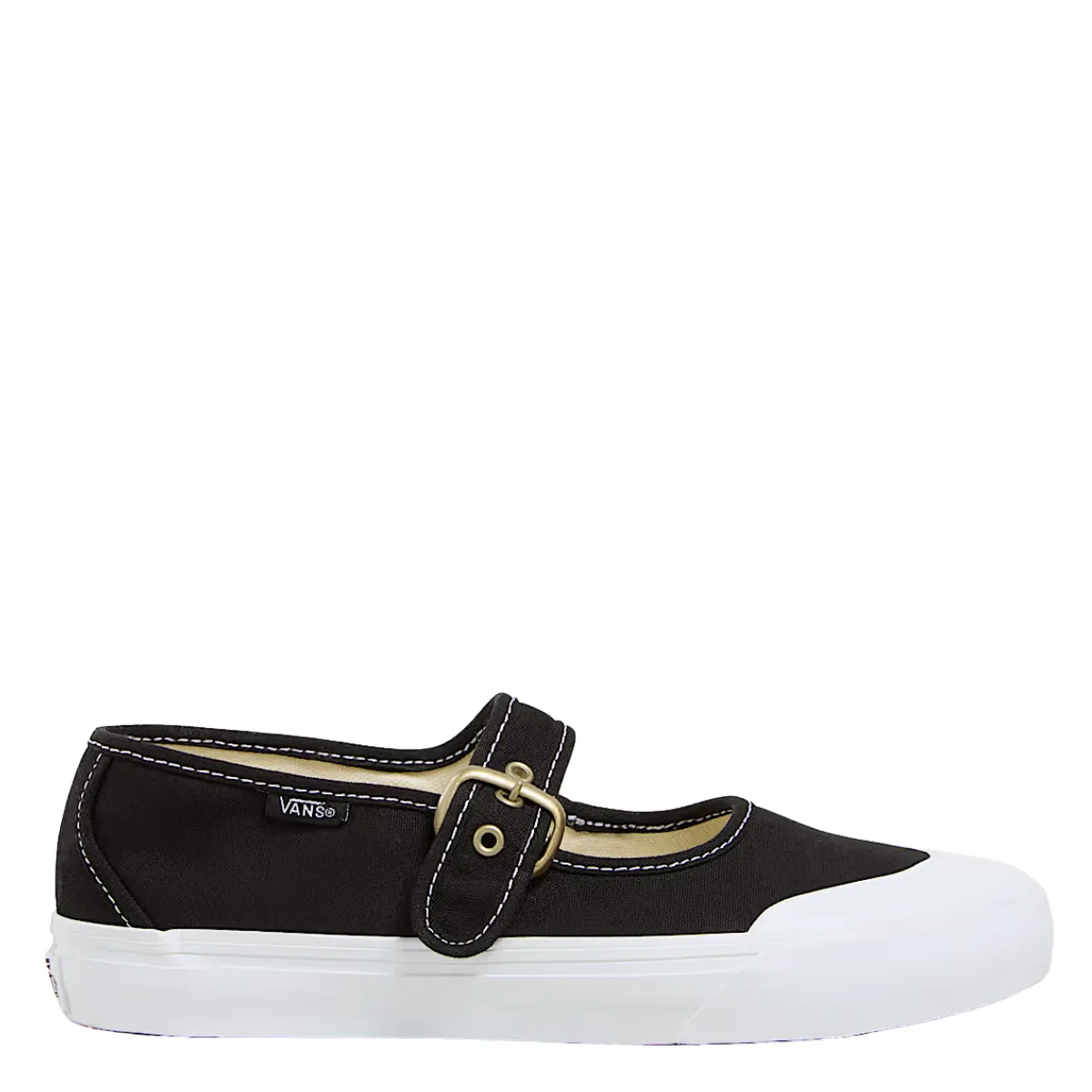 Foot Ease Color Mix Vans Women's Mary Jane in Black