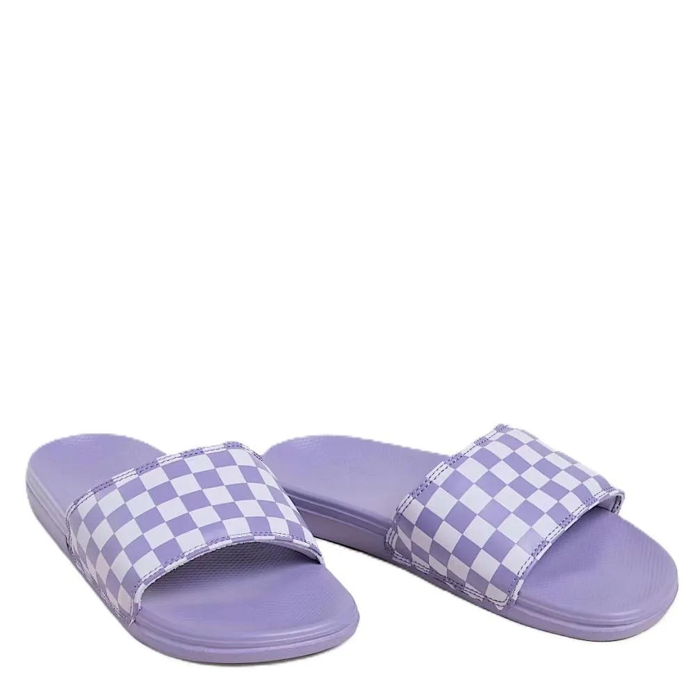 Pose Ready Peak Mode Vans Women's MTE La Costa Slide-On in Purple