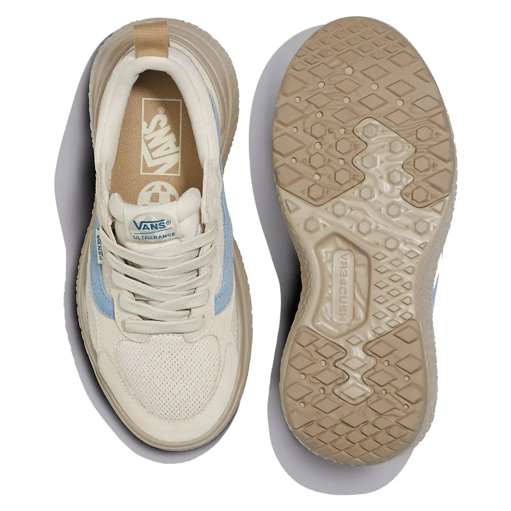 Vans Women's MTE UltraRange Neo VR3 in White/Blue velcro Slip On Style