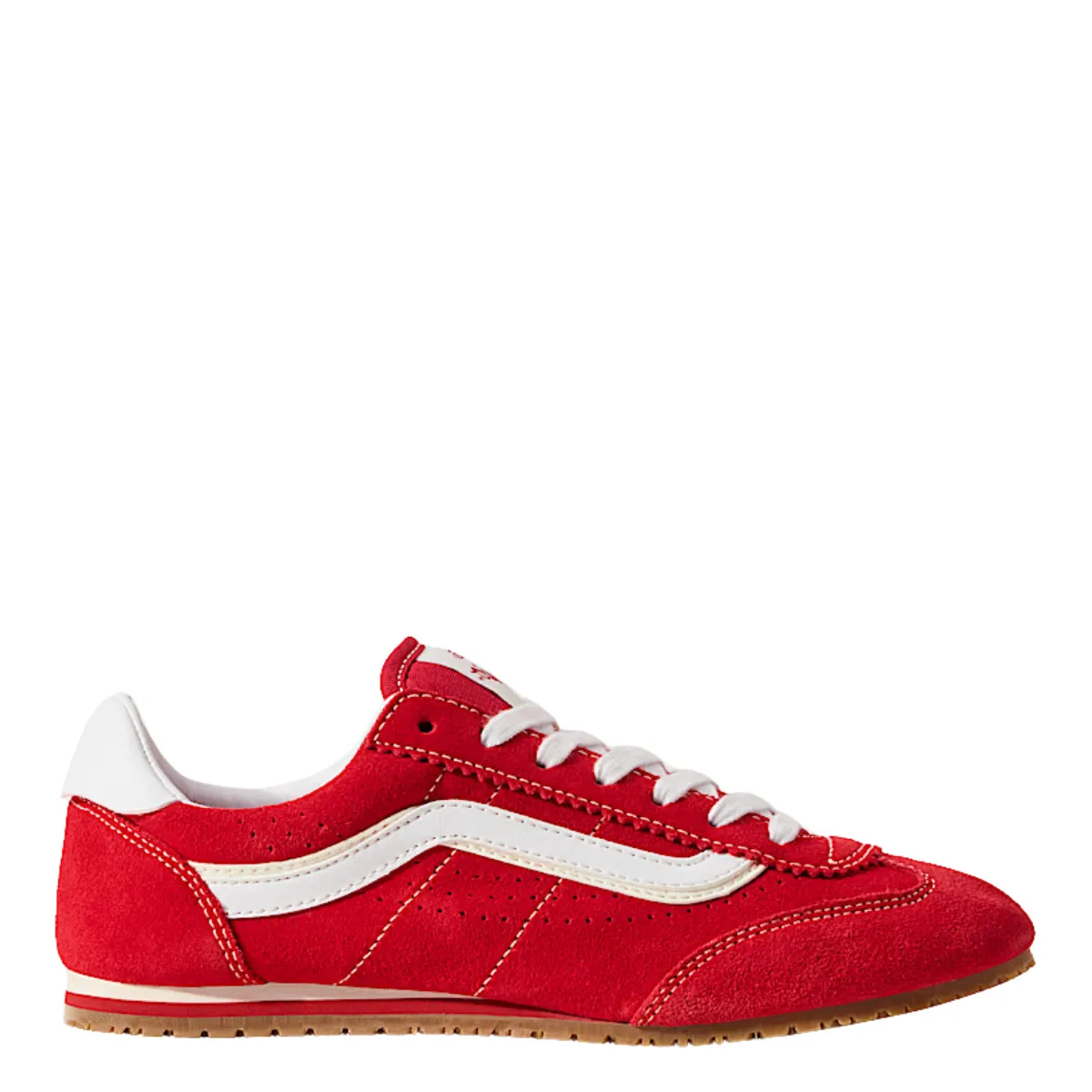 Vans Women's Super Lowpro in Racing Red Sport Edge