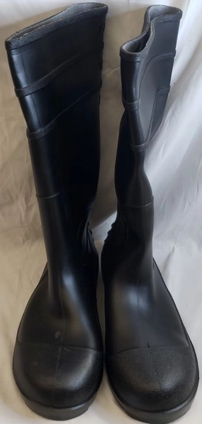 Washable Anti-Skid Morris II -- Men's Rubber Rain Boot -- Black