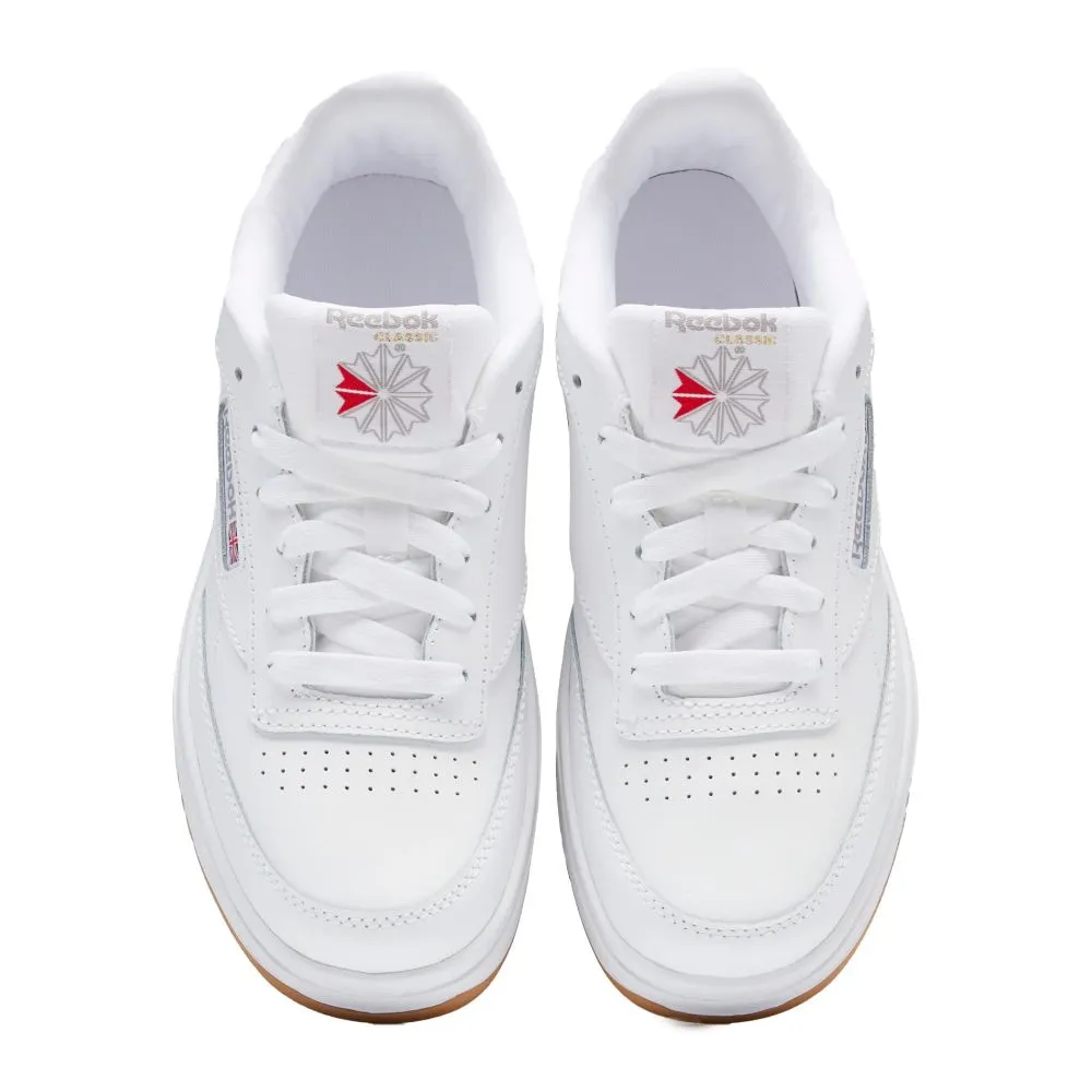 Family Fit Reebok Youth Club C Double in White