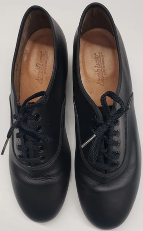 Warren -- Men's Latin Ballroom Oxford -- Black Walk Style Shoes Couple Oxfords
